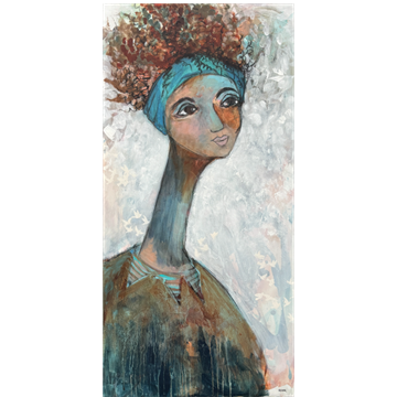 Maleri 100 x 50 cm - Nora Liv